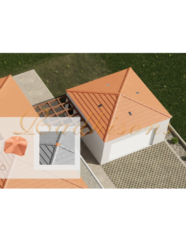 Rencontre 4 voies PL1 argile PLASMA ROUGE NATURELLE