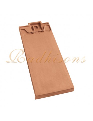Tuile de rive gauche argile PLASMA (48x20)cm ROUGE NATURELLE
