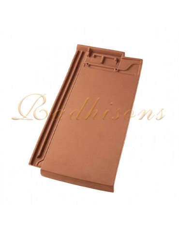 Tuile de rive droite argile PLASMA (48x25)cm ROUGE NATURELLE