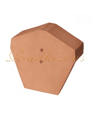 Fronton de rive PL1 argile PLASMA (30x25)cm ROUGE NATURELLE