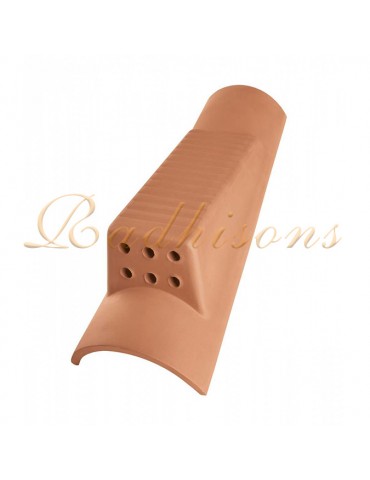 Tuile châtière et chemin de marche argile CANAL (45x16)cm ROUGE NATURELLE