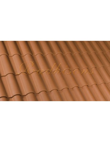 Tuile Portugaise argile GLOBAL 44x26cm (1°choix) ROUGE NATURELLE