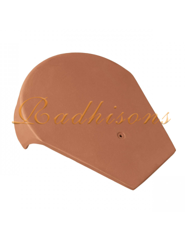 Fronton de rive argile Portugaise (32x24)cm ROUGE NATURELLE