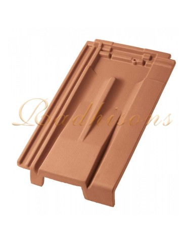 Tuile chatière grillagée argile D3+ (44x26) cm ROUGE NATURELLE