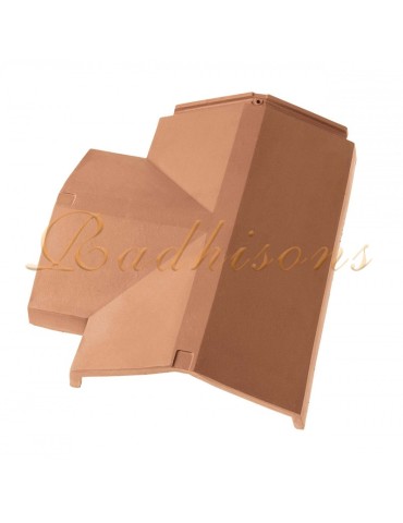 Rencontre 3 voies PL1 en (T) argile PLASMA ROUGE NATURELLE