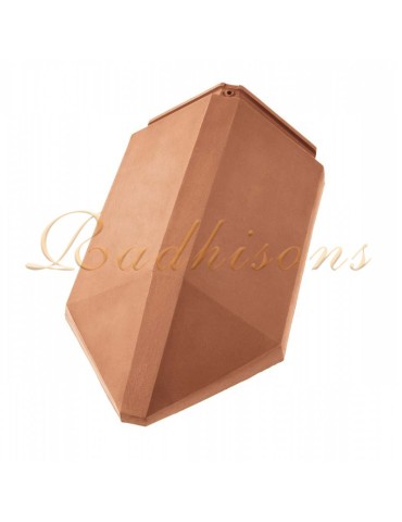 About d'arêtier PL2 argile plate PLASMA (44x27)cm ROUGE NATURELLE