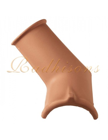 Faîtière argile gauche milieu ronde TECNO (51x23)cm  ROUGE NATURELLE