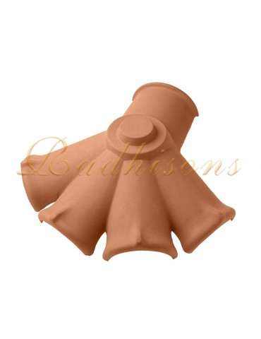 Rencontre PG 5 voies 30º Portugaise argile ROUGE NATURELLE