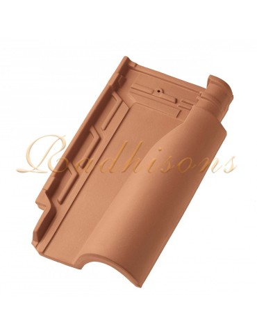 Tuile chatière grillagée argile F2/F3+ (46x26)cm ROUGE NATURELLE