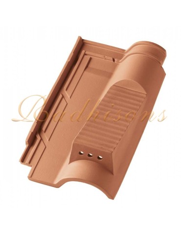 Tuile chatière et chemin de marche argile GLOBAL ROUGE NATURELLE