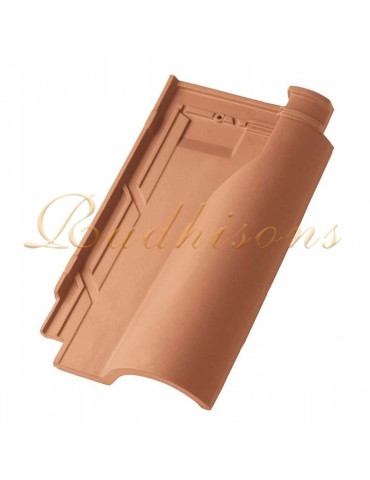 Tuile chatière grillagée argile GLOBAL ROUGE NATURELLE