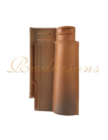 Tuile Portugaise argile TECNO 46x25,7cm (1°choix) MEDITERRANEEN RUSTIQUE