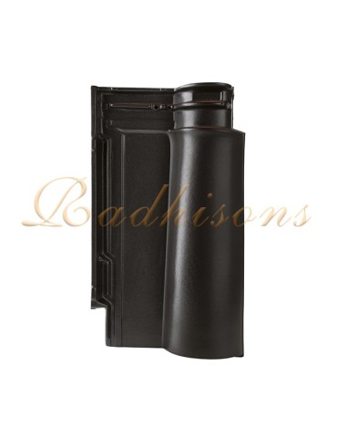 Tuile Portuguaise argile émaillée TECNO 46x25,7cm (1°choix) TITANIUM