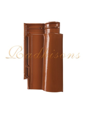 Tuile Portugaise argile TECNO 46x25,7cm (1°choix) NATURELLE BRILLANT