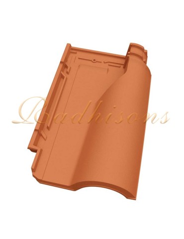 Tuile chatière grillagée argile SIRIUS (46x26)cm ROUGE NATURELLE