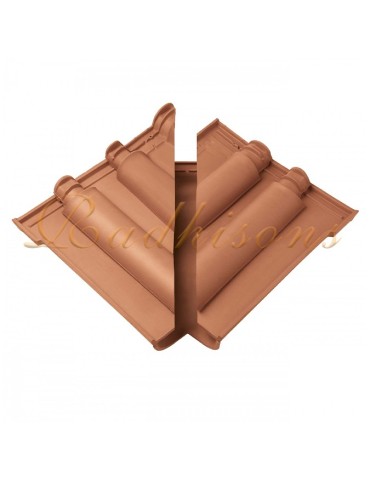 Coin d'égout rentrant finition arabe 49 (09pièces) F2/F3+ argile ROUGE NATURELLE