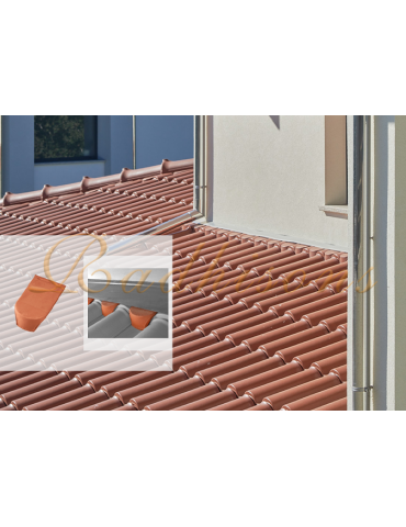 Sous faìtière portugaise argile ROUGE NATURELLE