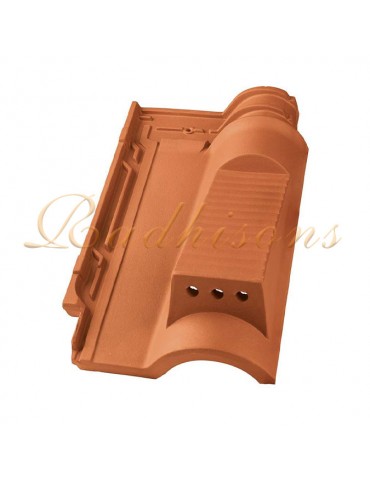 Tuile chatière et chemin de marche argile SIRIUS ROUGE NATURELLE