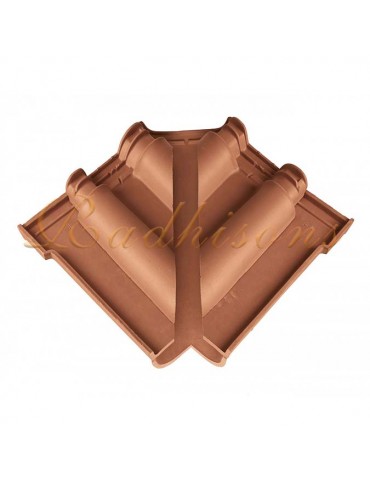 Coin d'égout rentrant finition arabe 40 (05pièces) F2/F3+ argile ROUGE NATURELLE