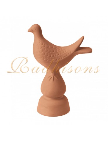 Pièce Décorative pour toiture forme Pigeon argile ROUGE NATURELLE
