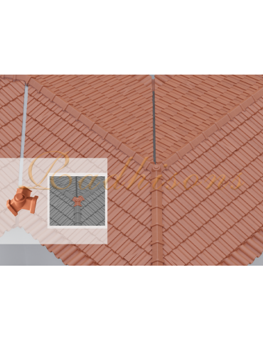 Rencontre 3 voies en (L) Marseillaise argile ROUGE NATURELLE