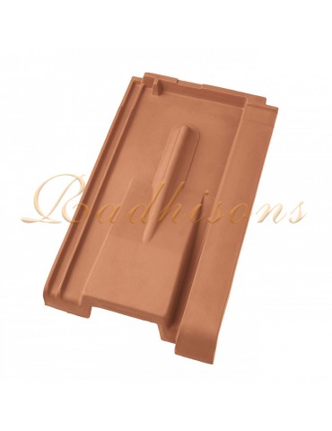 Tuile châtière grillagée argile DOMUS (43x26)cm ROUGE NATURELLE