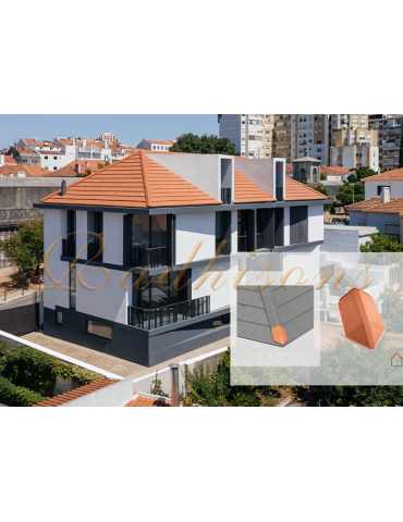 About d'arêtier PL2 argile plate PLASMA (44x27)cm ROUGE NATURELLE