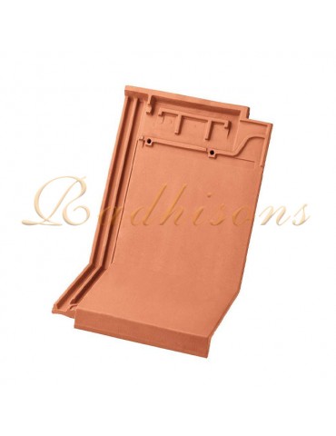 Tuile de mansarde concave argile PLASMA ROUGE NATURELLE