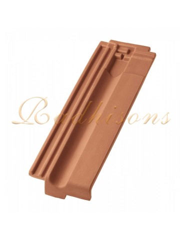 Demi Tuile droite argile D3+ (45x16)cm ROUGE NATURELLE