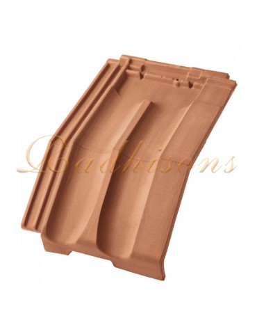 Tuile de mansarde convexe argile D3+ ROUGE NATURELLE