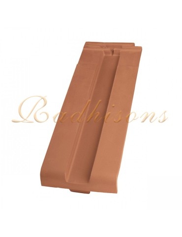 Demi Tuile gauche argile PRIMUS (45x17)cm ROUGE NATURELLE