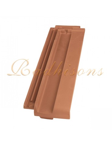 Demi Tuile droite argile PRIMUS (45x16)cm ROUGE NATURELLE