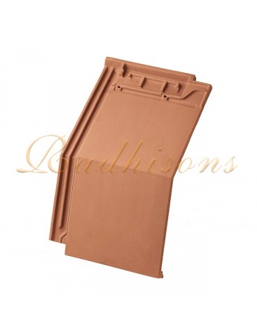 Tuile de mansarde convexe argile PLASMA ROUGE NATURELLE