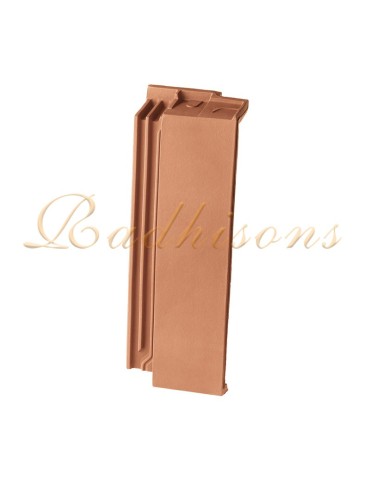 Demi tuile de liaison argile PLASMA(43x15)cm ROUGE NATURELLE
