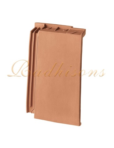 Tuile de liaison droite argile PLASMA (43x25)cm ROUGE NATURELLE