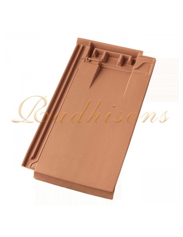 Tuile châtière grillagée argile PLASMA (48x25)cm ROUGE NATURELLE