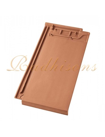 Tuile d'égout argile PLASMA (48x25)cm ROUGE NATURELLE