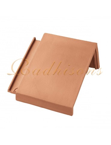Tuile Monopente V1 argile PLASMA (28x24)cm ROUGE NATURELLE