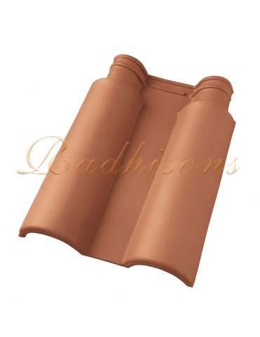 Double Tuile argile F2/F3+ (46x35)cm ROUGE NATURELLE