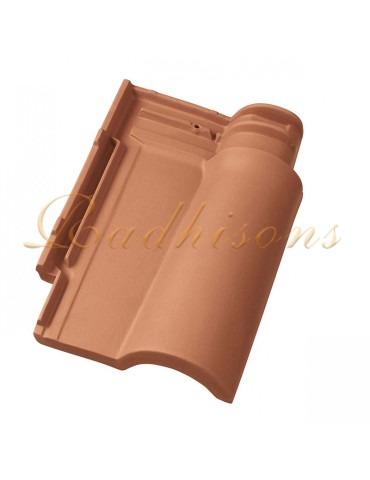 Tuile 3/4 pureau argile TECNO (36x26)cm ROUGE NATURELLE