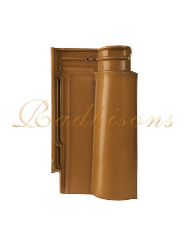 Tuile Portugaise argile émaillée TECNO 46x25,7cm (1°choix) MIEL