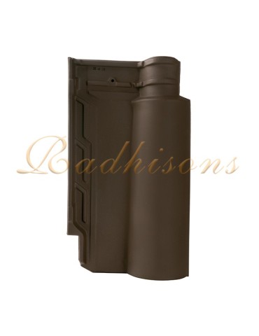Tuile Portuguaise argile F3+(46x26,6)cm (1°choix) MARRON NATUREL