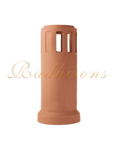 Lanterne de cheminée Ø (150x450)mm argile ROUGE NATURELLE