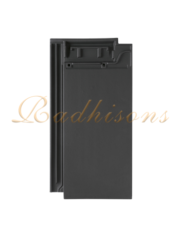 Tuile Plate argile PLASMA 49x25cm (1°choix) ANTHRACITE