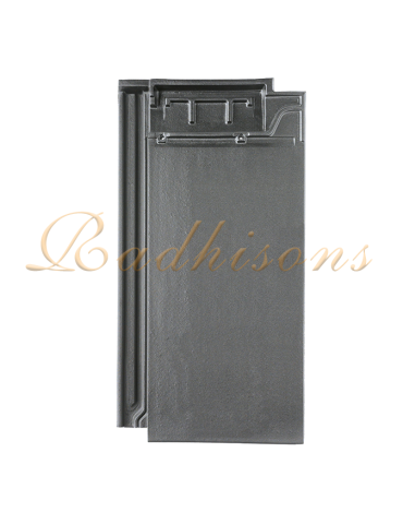 Tuile Plate argile PLASMA 49x25cm (1°choix) GRIS METALLISE
