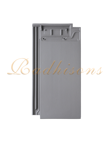 Tuile Plate argile PLASMA 49x25cm (1°choix) GRIS ACIER