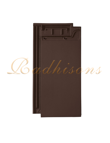 Tuile Plate argile PLASMA 49x25,3cm (1°choix) MARRON