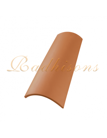Tuile Canal argile CANUDO 45x16cm (1°choix) ROUGE NATURELLE