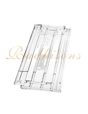 Tuile plate en verre PLASMA (48,7x25)cm transparent