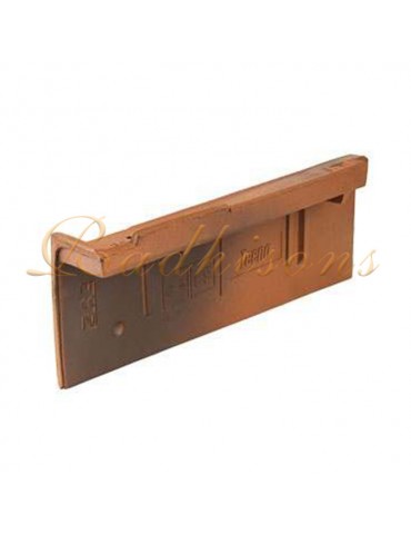 Rive droite argile (49x07)cm Portugaise ROUGE NATURELLE